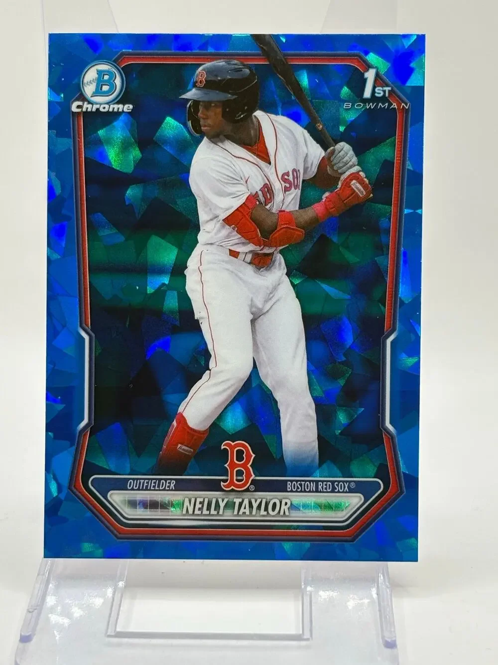 2026 Bowman Sapphire Nelly Taylor Chrome 1st Prospect Boston Red Sox